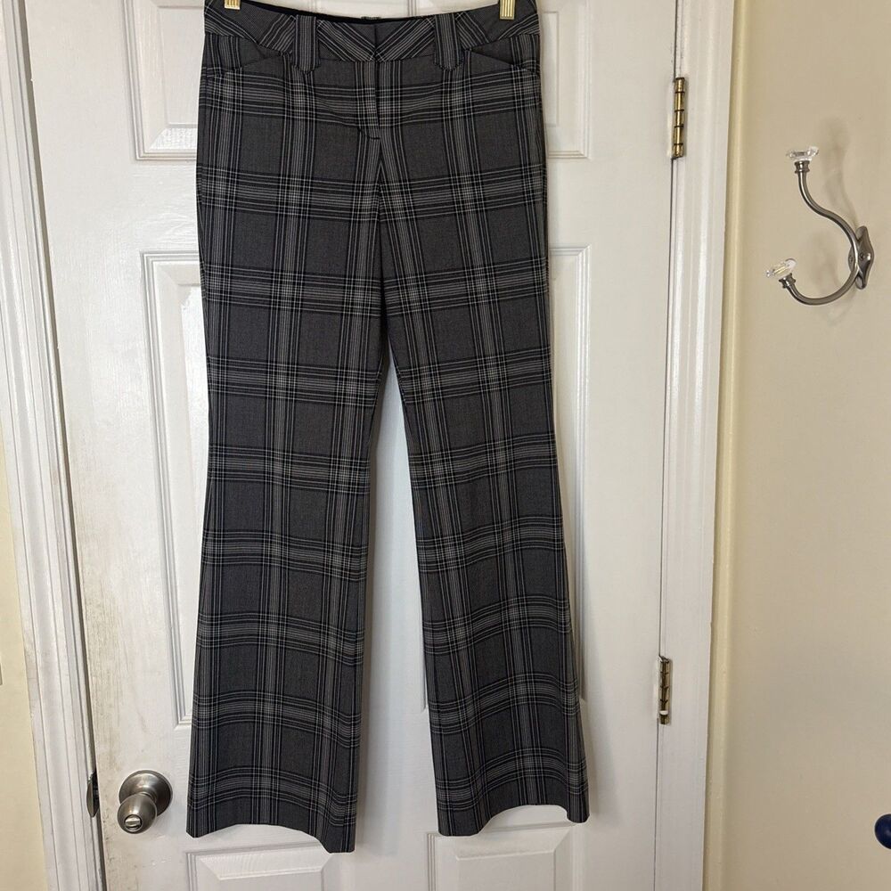 Express Design Studio Gray Plaid Pants Women’s Sz 2 Editor